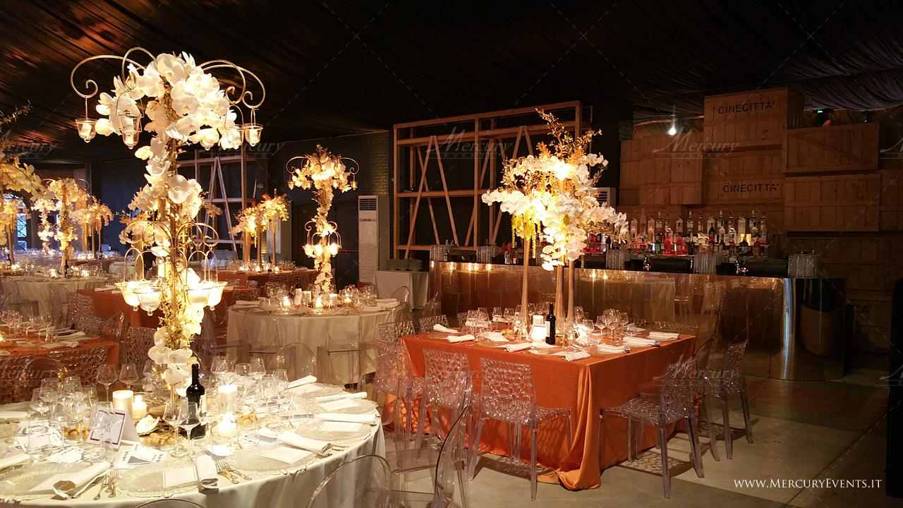 Kosher Wedding - Set Antica Roma - Mercury Events